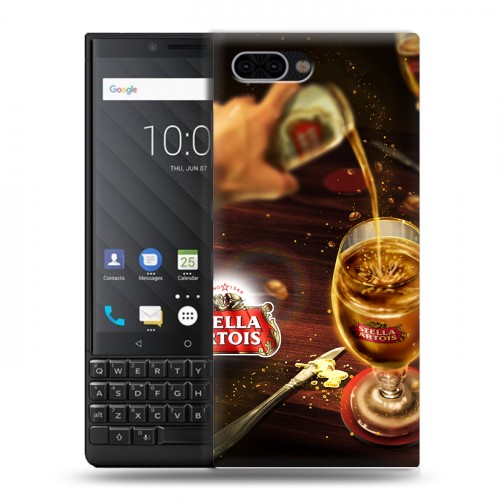 Дизайнерский пластиковый чехол для BlackBerry KEY2 Stella Artois