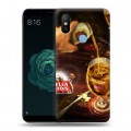 Дизайнерский силиконовый чехол для Xiaomi Mi A2 Stella Artois