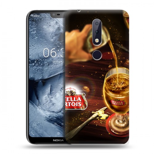 Дизайнерский пластиковый чехол для Nokia 6.1 Plus Stella Artois