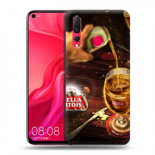 Дизайнерский пластиковый чехол для Huawei Nova 4 Stella Artois