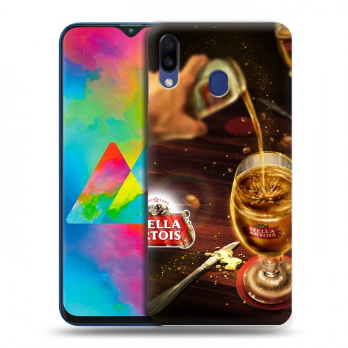 Дизайнерский пластиковый чехол для Samsung Galaxy M20 Stella Artois