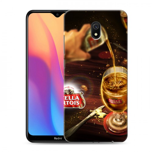 Дизайнерский силиконовый с усиленными углами чехол для Xiaomi RedMi 8A Stella Artois