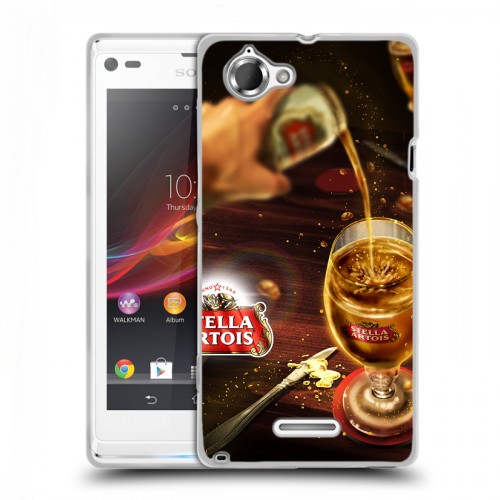 Дизайнерский пластиковый чехол для Sony Xperia L Stella Artois