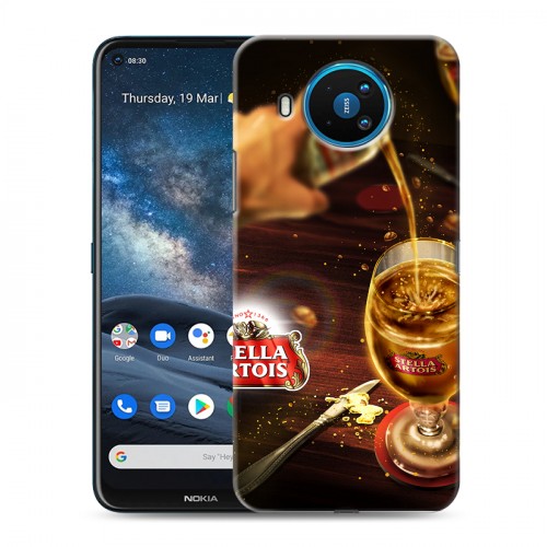 Дизайнерский силиконовый чехол для Nokia 8.3 Stella Artois