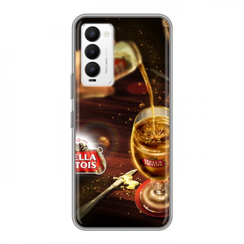 Дизайнерский силиконовый чехол для Tecno Camon 18 Stella Artois