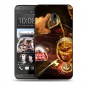 Дизайнерский пластиковый чехол для HTC Desire 700 Stella Artois