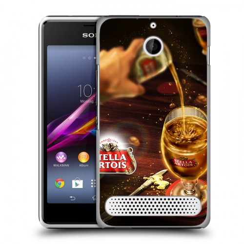 Дизайнерский силиконовый чехол для Sony Xperia E1 Stella Artois