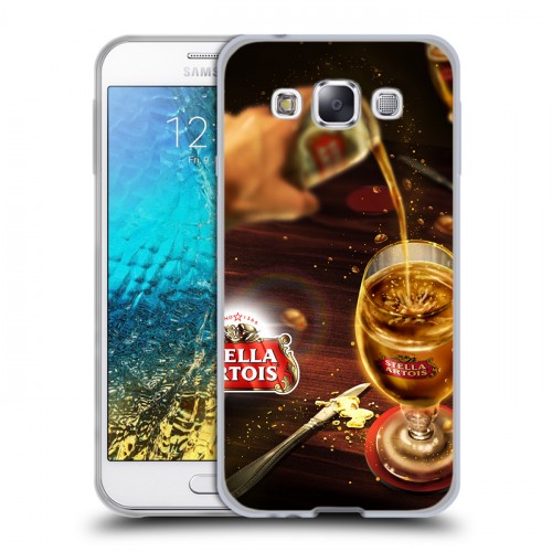 Дизайнерский пластиковый чехол для Samsung Galaxy E5 Stella Artois