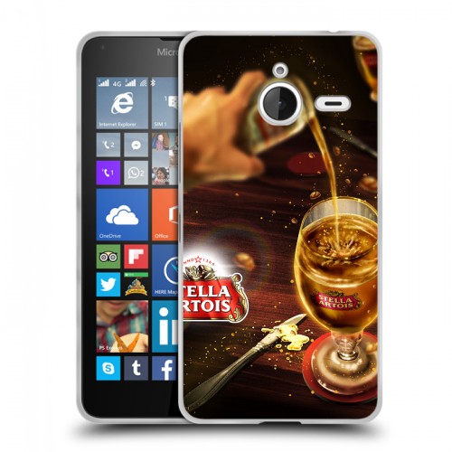 Дизайнерский пластиковый чехол для Microsoft Lumia 640 XL Stella Artois