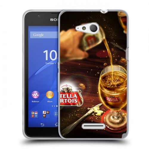 Дизайнерский пластиковый чехол для Sony Xperia E4g Stella Artois