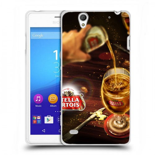 Дизайнерский пластиковый чехол для Sony Xperia C4 Stella Artois