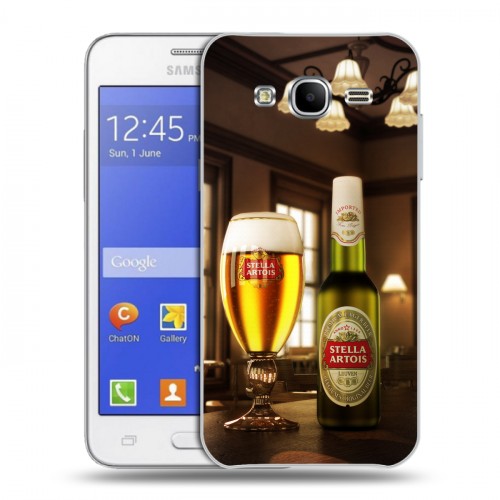 Дизайнерский силиконовый чехол для Samsung Galaxy J7 Stella Artois