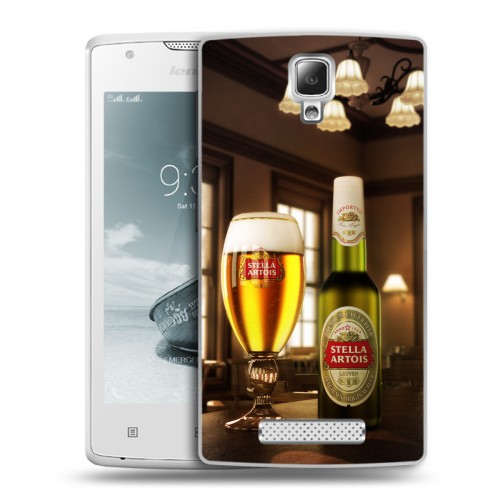 Дизайнерский пластиковый чехол для Lenovo A1000 Stella Artois