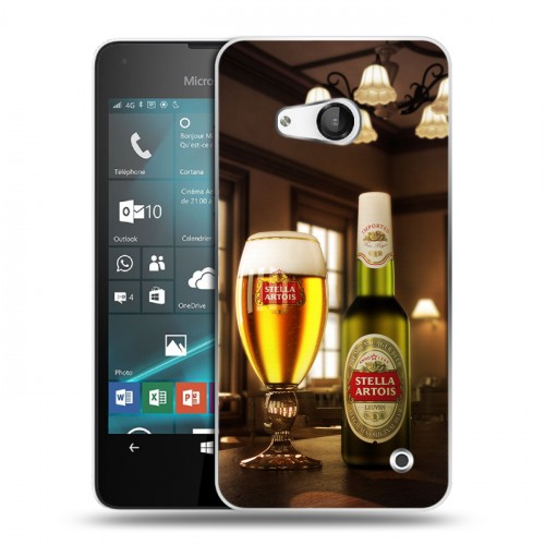 Дизайнерский пластиковый чехол для Microsoft Lumia 550 Stella Artois