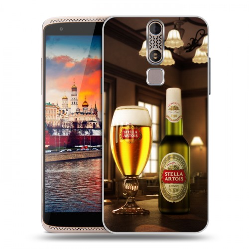 Дизайнерский пластиковый чехол для ZTE Axon Mini Stella Artois