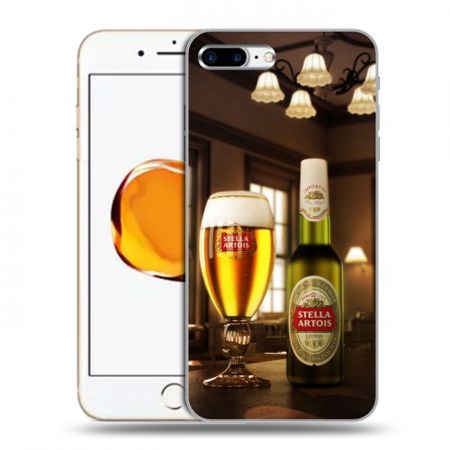 Дизайнерский пластиковый чехол для Iphone 7 Plus / 8 Plus Stella Artois