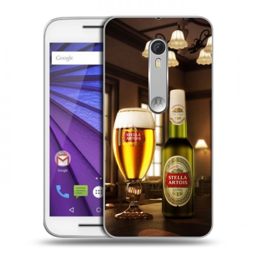 Дизайнерский пластиковый чехол для Lenovo Moto G Stella Artois