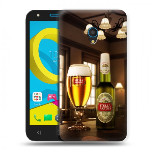 Дизайнерский пластиковый чехол для Alcatel U5 Stella Artois