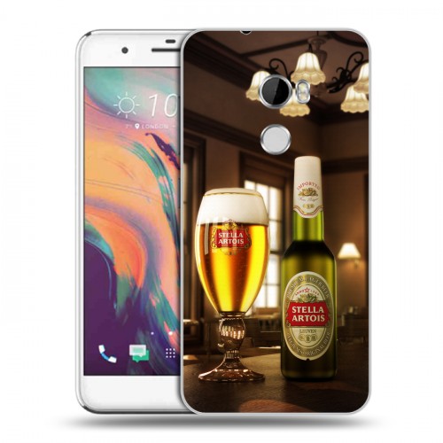 Дизайнерский пластиковый чехол для HTC One X10 Stella Artois