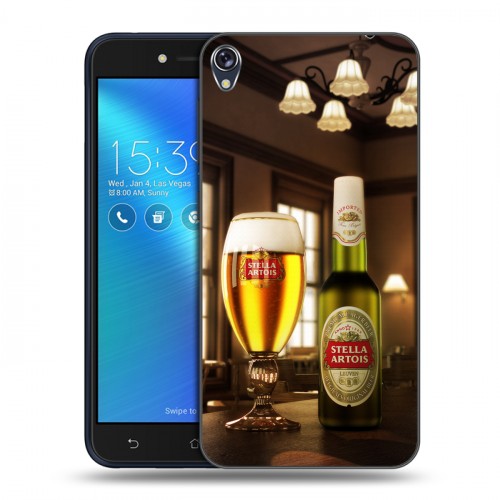 Дизайнерский силиконовый чехол для Asus ZenFone Live Stella Artois