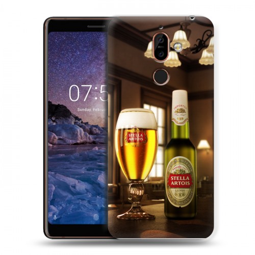 Дизайнерский пластиковый чехол для Nokia 7 Plus Stella Artois