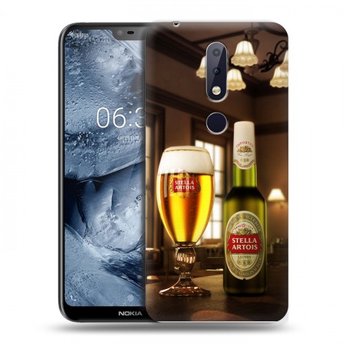 Дизайнерский пластиковый чехол для Nokia 6.1 Plus Stella Artois