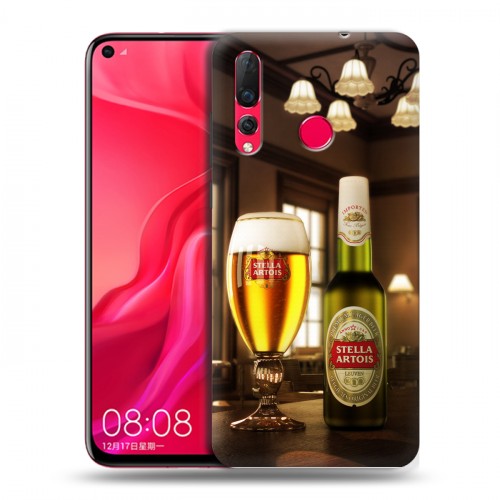 Дизайнерский пластиковый чехол для Huawei Nova 4 Stella Artois