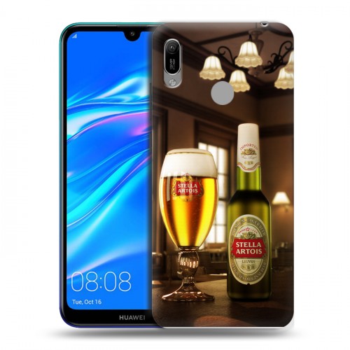 Дизайнерский пластиковый чехол для Huawei Y6 (2019) Stella Artois