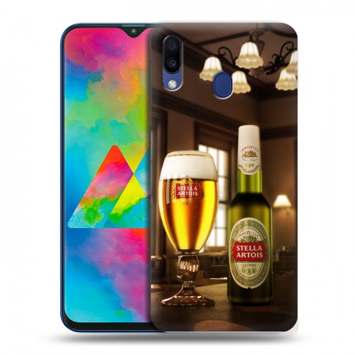 Дизайнерский пластиковый чехол для Samsung Galaxy M20 Stella Artois