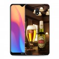 Дизайнерский силиконовый с усиленными углами чехол для Xiaomi RedMi 8A Stella Artois