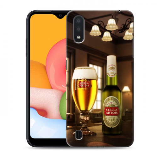 Дизайнерский силиконовый чехол для Samsung Galaxy M01 Stella Artois