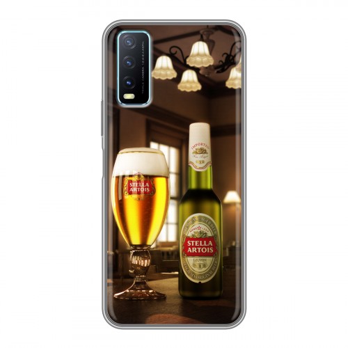 Дизайнерский силиконовый чехол для Vivo Y20 Stella Artois