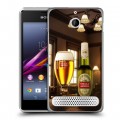 Дизайнерский силиконовый чехол для Sony Xperia E1 Stella Artois