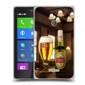 Дизайнерский силиконовый чехол для Nokia XL Stella Artois