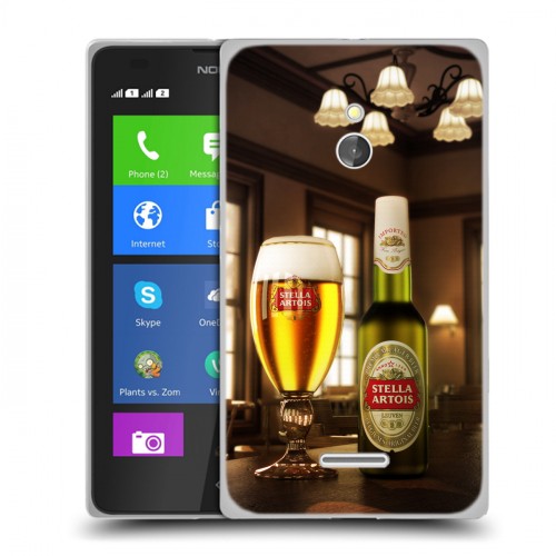 Дизайнерский силиконовый чехол для Nokia XL Stella Artois