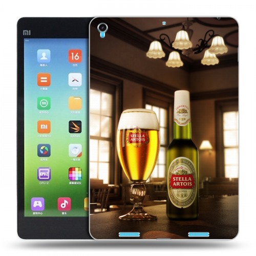 Дизайнерский силиконовый чехол для Xiaomi MiPad Stella Artois