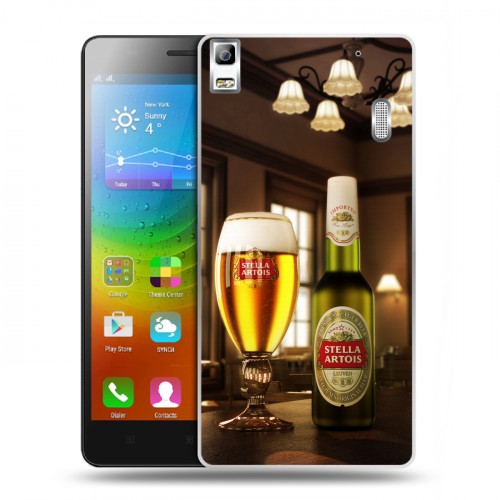 Дизайнерский пластиковый чехол для Lenovo A7000 Stella Artois