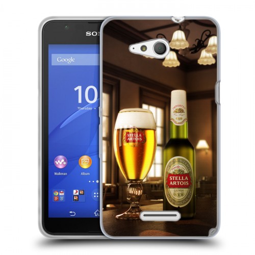 Дизайнерский пластиковый чехол для Sony Xperia E4g Stella Artois