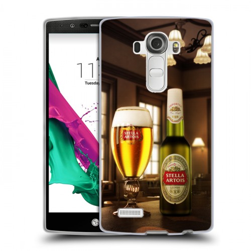 Дизайнерский пластиковый чехол для LG G4 Stella Artois