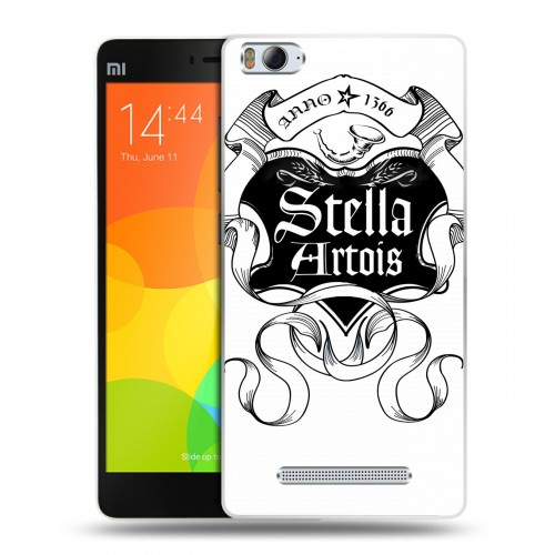 Дизайнерский пластиковый чехол для Xiaomi Mi4i Stella Artois