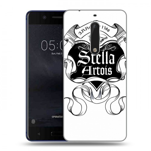 Дизайнерский пластиковый чехол для Nokia 5 Stella Artois