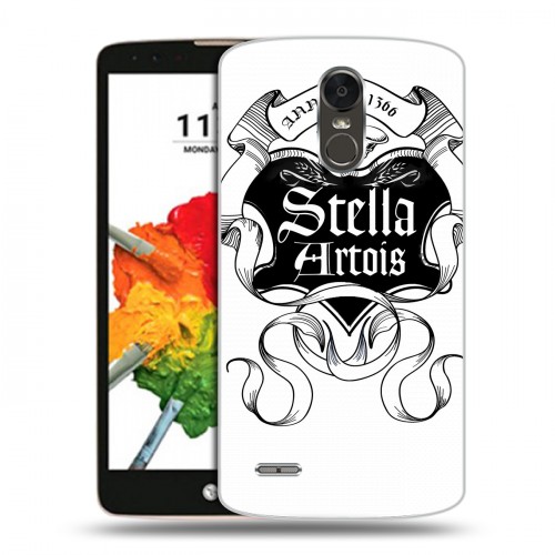 Дизайнерский пластиковый чехол для LG Stylus 3 Stella Artois