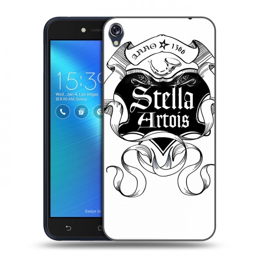 Дизайнерский силиконовый чехол для Asus ZenFone Live Stella Artois