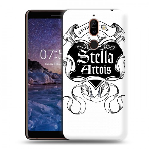 Дизайнерский пластиковый чехол для Nokia 7 Plus Stella Artois