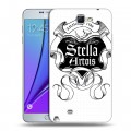 Дизайнерский пластиковый чехол для Samsung Galaxy Note 2 Stella Artois