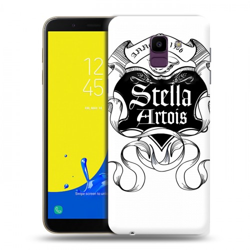 Дизайнерский пластиковый чехол для Samsung Galaxy J6 Stella Artois