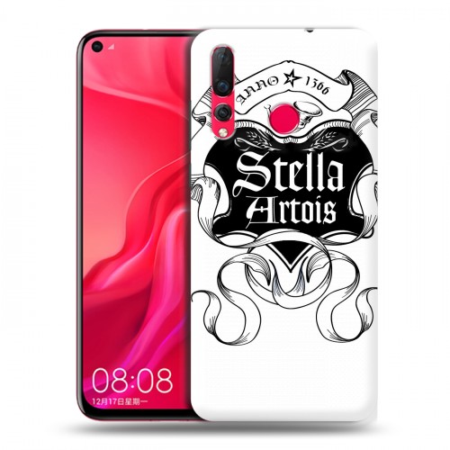 Дизайнерский пластиковый чехол для Huawei Nova 4 Stella Artois