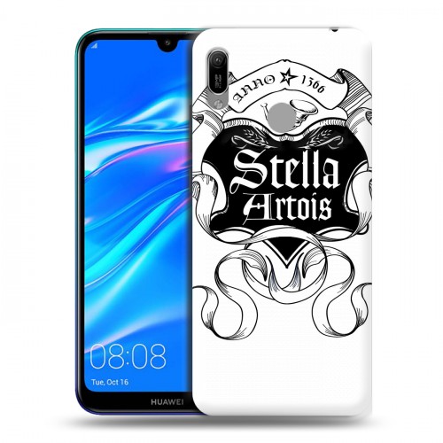 Дизайнерский пластиковый чехол для Huawei Y6 (2019) Stella Artois