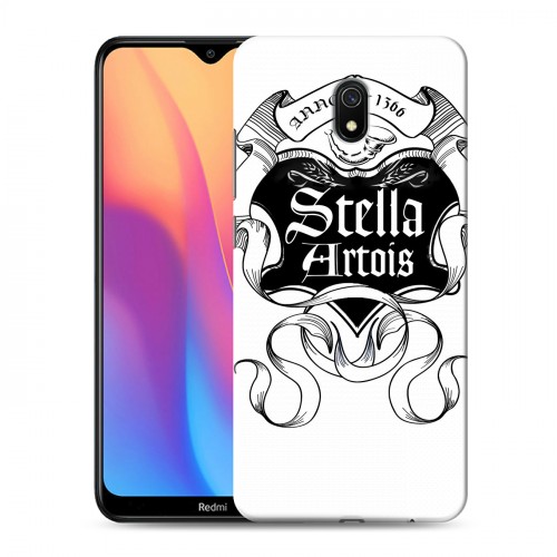 Дизайнерский силиконовый с усиленными углами чехол для Xiaomi RedMi 8A Stella Artois