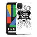 Дизайнерский пластиковый чехол для Google Pixel 4 Stella Artois